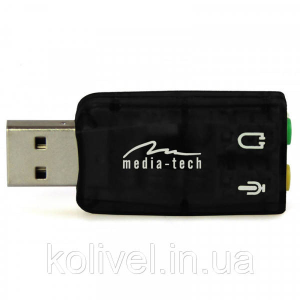 Звукова плата USB, Virtual 5.1 Channel, Media-Tech (MT5101) Київ - фото 1