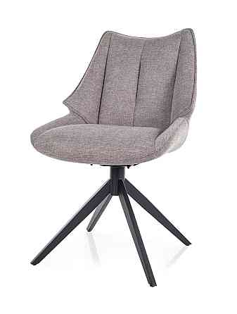 Стілець CODA BREGO чорний каркас/сірий 07 Киев