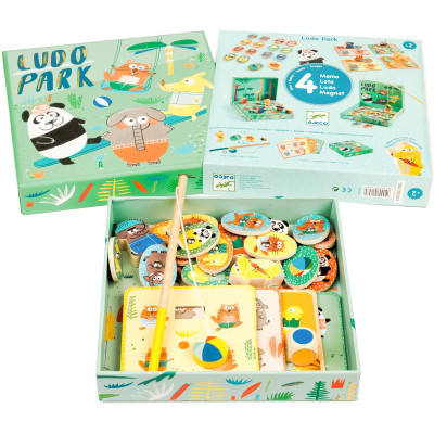 Настільна гра Djeco Набір ігор 4 в 1 Лудопарк (DJ01698) Вінниця - фото 3