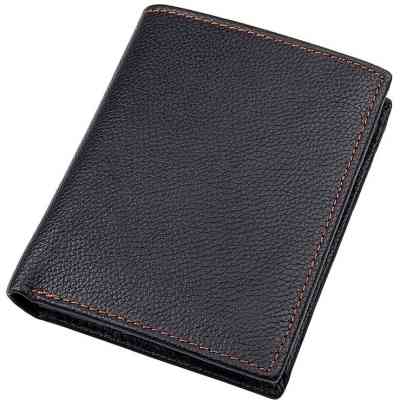 Гаманець Vintage Шкіряний Чорний (14598) Вінниця