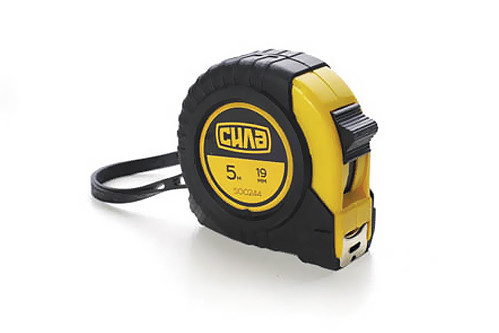 Рулетка обрезиненная Стандарт 5м*19мм СИЛА Ровно - изображение 1