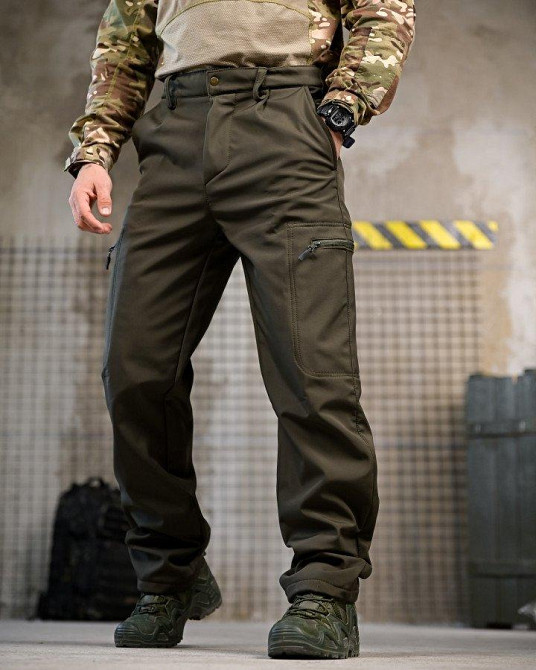 Тактичні штани софтшел REGION олива ВТ7618 Одеса - фото 1