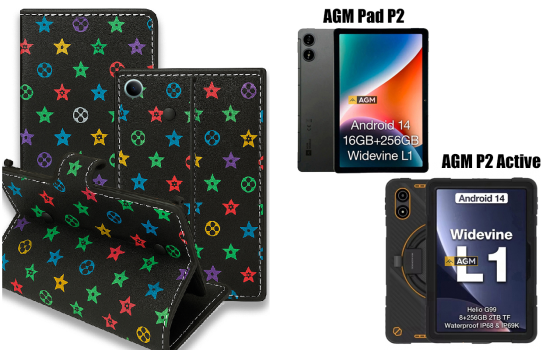 Книга-трансформер для планшета Agm Pad P2, P2 Active, цвет Black Lyi Black Киев