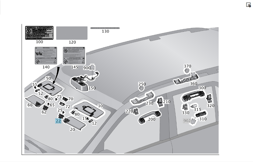Mercedes-Benz  A0998101412 9051 Фіксатор сонцезахисного козирка чорний E-class W213 ML/GLE W166 GLE Coupe C292 E-class S213 GL/GLS X166 GLS X167 S-cla Одеса - фото 2