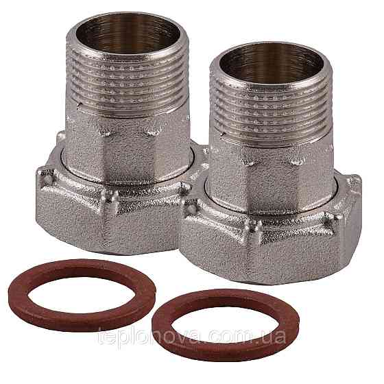 Комплект штуцеров 1″х3/4″ВН никелированный NU543B OPTIMUM Черновцы