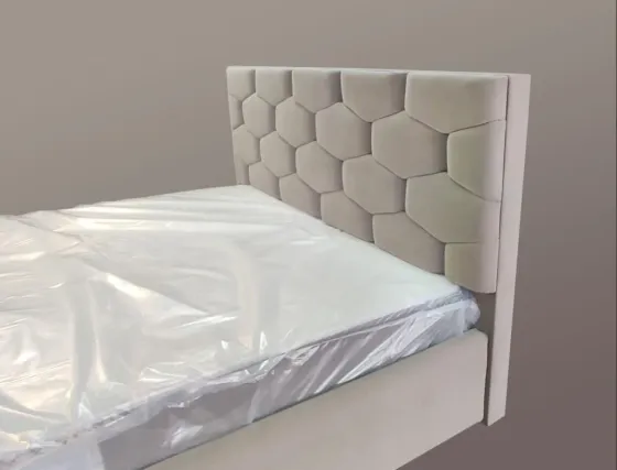 Ліжко BNB Двоспальне Octavius Comfort 140 х 200 см Simple З підйомним механізмом та нішою для білизни Мокко Київ