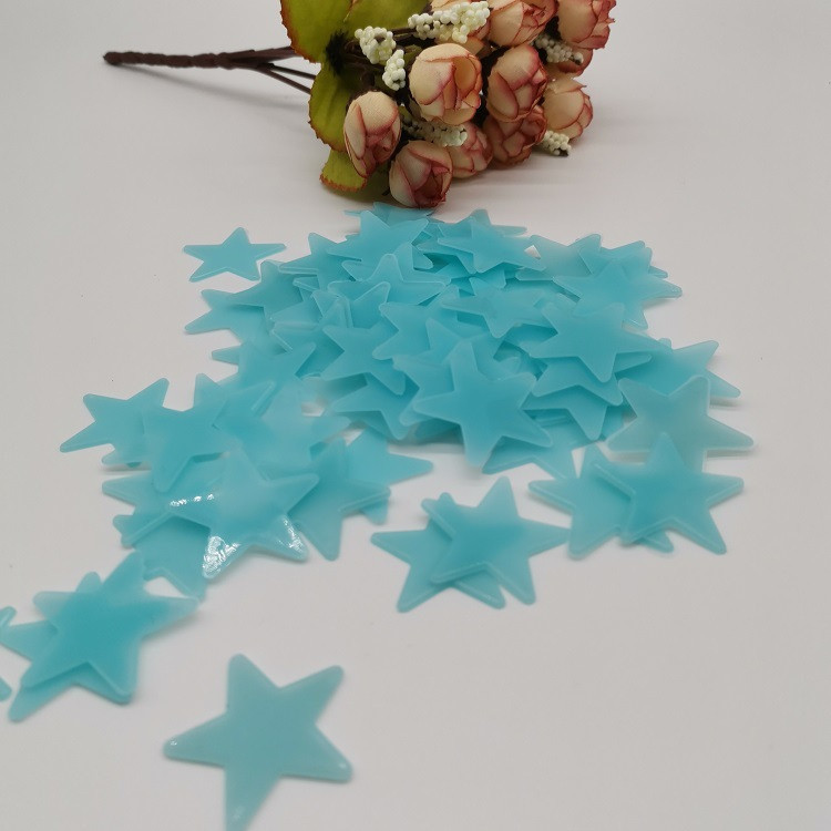 Люминесцентные звездочки 95 штук 3 см голубой Киев - изображение 2