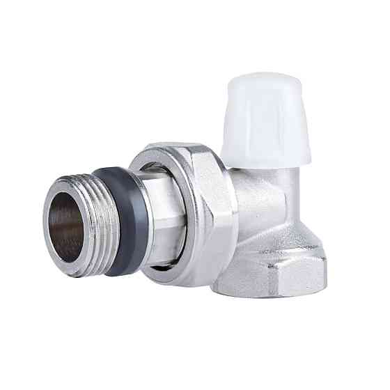 Кран радіаторний Icma 3/4" з антипротічкою кутовий без ручки No805+940 Київ