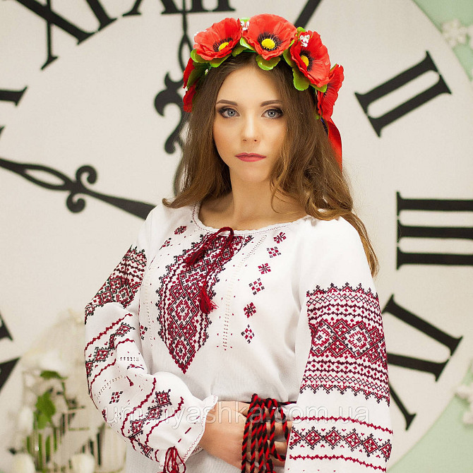 Вінок в українському стилі з стрічками "МАКИ" Кривий Ріг - фото 4