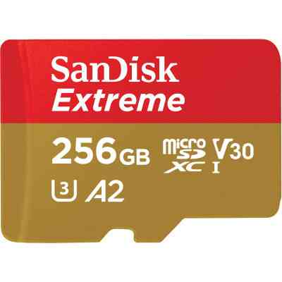 Карта пам'яті SanDisk 256GB microSD class 10 UHS-I U3 Extreme (SDSQXAV-256G-GN6MN) Вінниця