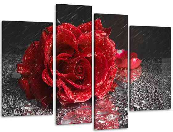 Модульная картина Роза Art-65_4 105x150 см Киев