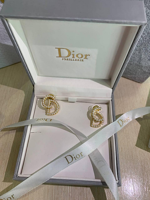 Діор  сережки / Dior Одеса - фото 2