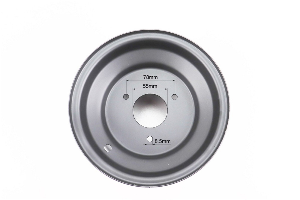 Диск сталевий 8*5 d=55; 3відп.*78mm, чорний Київ - фото 3