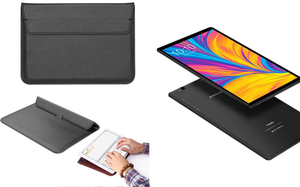 Чехол-конверт VitoCase для Teclast P10HD, с функцией подставки для планшета Черный Киев - изображение 1