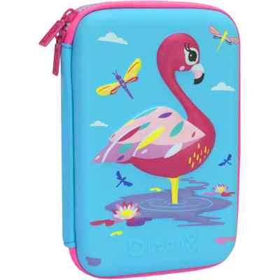 Пенал Cool For School с тиснением 1 отделение Голубой (QT-5632-Blue) Винница