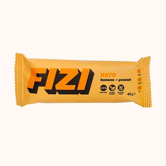 Батончик Fizi КЕТО Banana + Peanut 45g Луцк