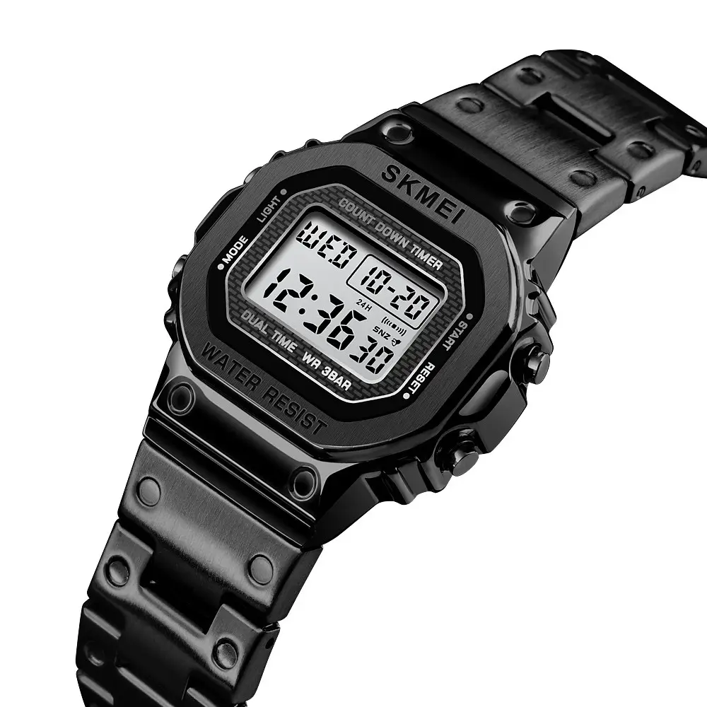 Жіночий спортивний годинник Skmei 1433 Singapore Чорний Вінниця - фото 6