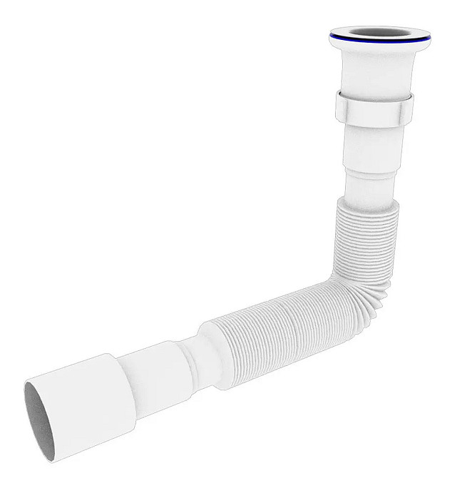 Гофросифон OPTIMUM подовжений 1 1/2| *40/50 (400-840 мм) OPTI 14054 Київ - фото 5