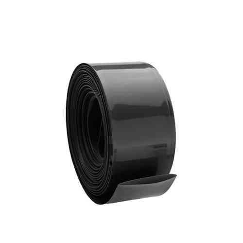 Термоусадочная трубка ПВХ 80x0.1мм, 1м, черная Винница