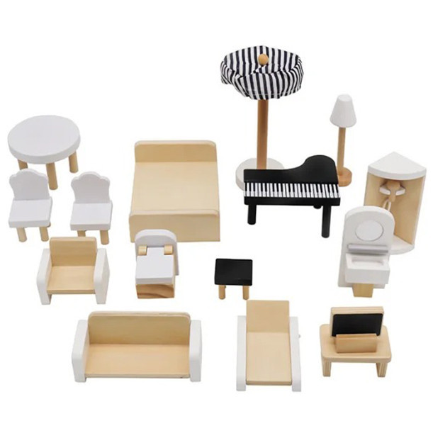 Игровой кукольный домик AVKO Вилла Толедо + мебель детский деревянный для детей Киев - изображение 4