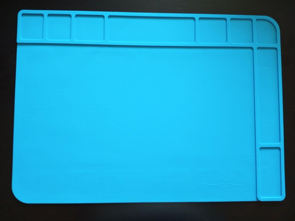 Килимок для паяння силіконовий термостійкий 480х340 мм, з осередками Полтава - фото 1