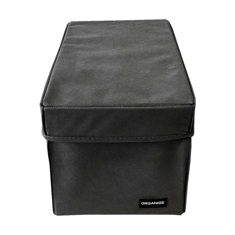 Щільний органайзер для зберігання речей із кришкою 30x19x19 см M HY-M-KR (Сірий) Суми - фото 4