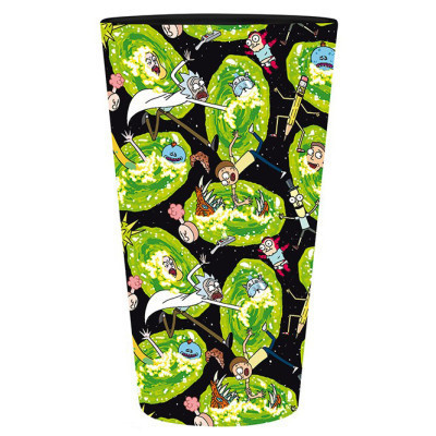 Склянка ABYstyle Rick And Morty Portals (ABYVER131) Вінниця - фото 2