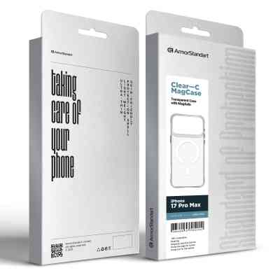 Чохол до мобільного телефона Armorstandart Clear-C MagCase Apple iPhone 17 Pro Max Transparent (ARM87400) Вінниця
