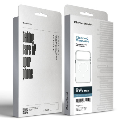 Чохол до мобільного телефона Armorstandart Clear-C MagCase Apple iPhone 17 Pro Max Transparent (ARM87400) Вінниця - фото 5
