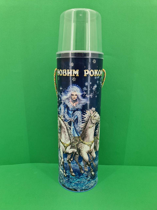 Новогодний тубус для конфет большой/Королева (d-117*360mm) (1 шт) Харьков - изображение 1