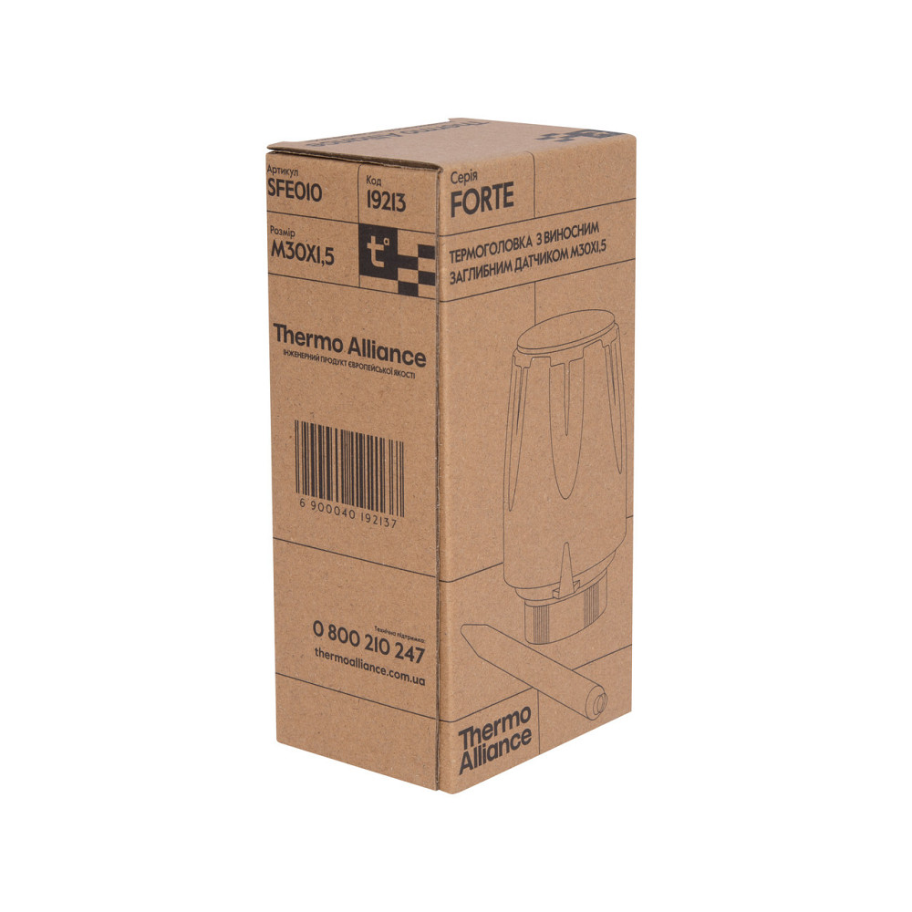 Термостатична головка Thermo Alliance Forte М30х1,5 з виносним датчиком SFE010 Київ - фото 8