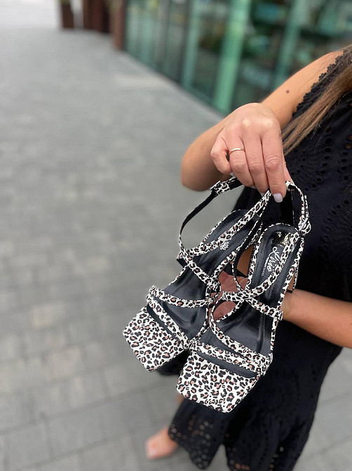 LIRIO Босоніжки жіночі леопардові з натуральної шкіри LIRIO L0275/8073-72 / Босоніжки з квадрат Коломыя - изображение 6