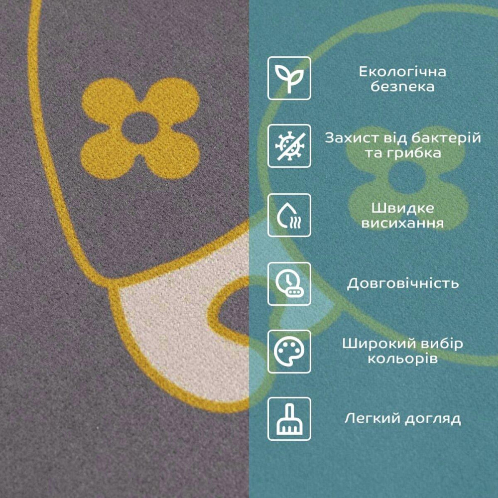 Вологопоглинаючий килимок 38х58х3мм "Просто розслабся" (D) SW-00001567 Київ - фото 4
