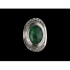 Женский перстень с камнем Малахит Киев - изображение 1