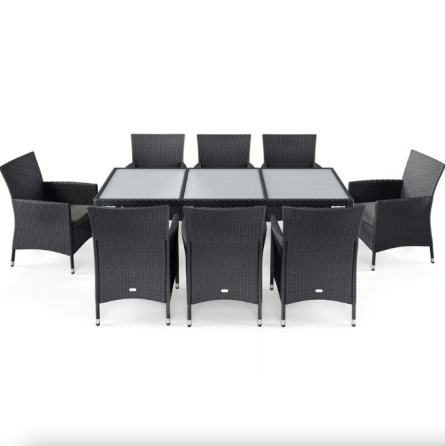 Садові меблі Di Volio VERONA 8+1 Сірий/сірий Киев