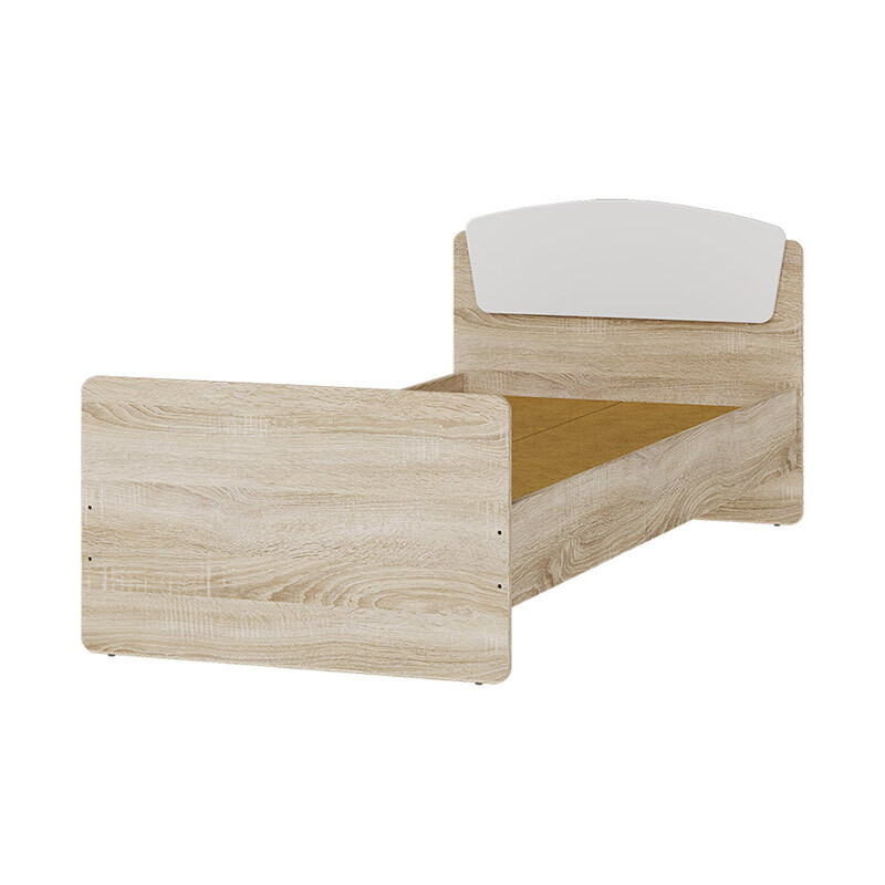 Односпальная кровать Эверест Астория-2 80х190 см Дуб сонома/Белый (DTM-073878) Львов - изображение 2