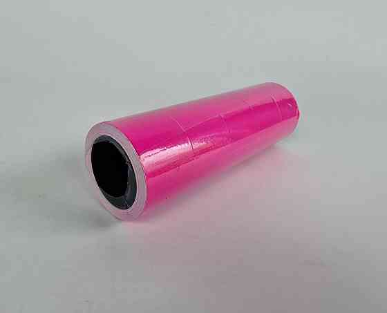 Паперовий цінник великий (малиновий) (р25*35 мм) 4,5 м (5 шт.) Харків