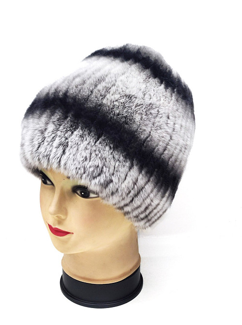 Шапка женская меховая сноп Каролина Шиншиловый Харьков - изображение 1