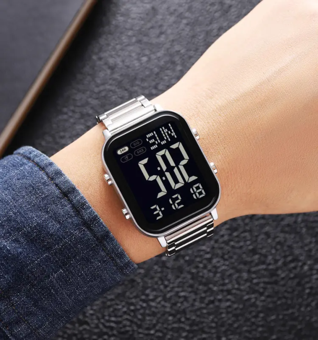 Чоловічий наручний годинник Skmei 2259 (Сріблястий з чорним) Київ - фото 5