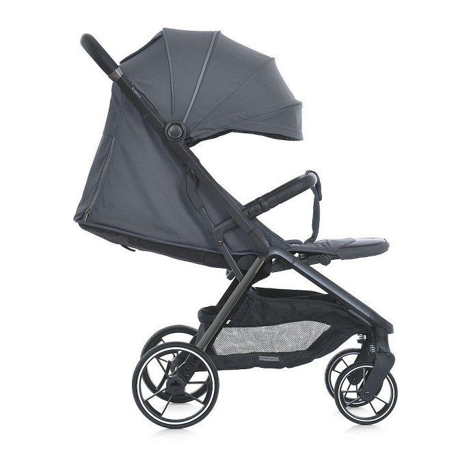 Коляска дитяча El Camino BEYA Midnight Gray прогулянкова з чохлом для ніжок у комплекті Сіра (ME 1127-B) Чернігів - фото 3
