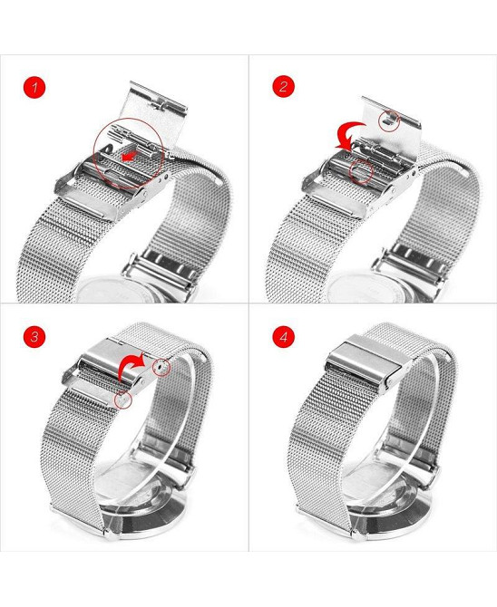 Женские ультратонкие часы Skmei 1182 Cruize Серебристый Винница - изображение 3