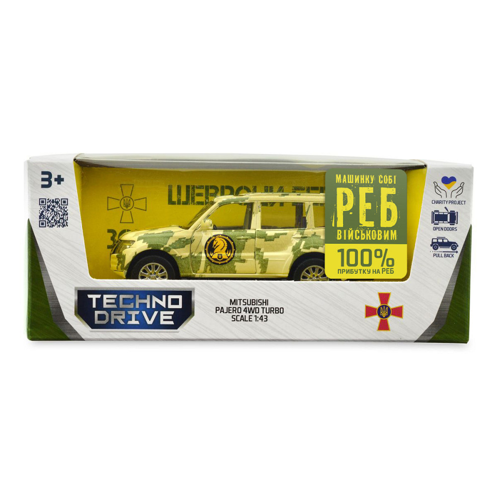 Автомодель серії Шеврони Героїв - Mitsubishi Pajero 4WD Tubro - 47 ОМБр Дніпро - фото 6