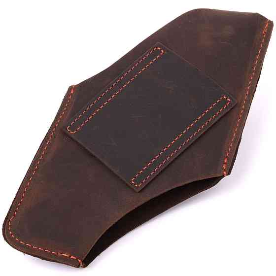 Оригінальний чохол для телефону з натуральної шкіри Vintage sale_15058 Коричневий Київ