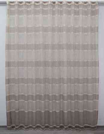 Тюль VR-Textil 1907т Flora Батист Білий з фіолетовим та салатовим 300х270 см (40-243) Київ