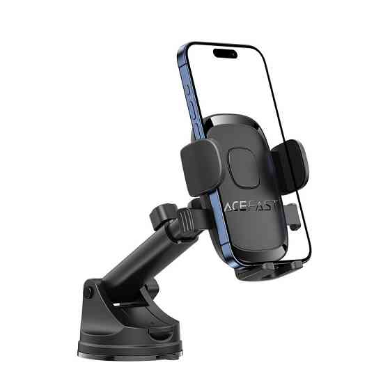 Автотримач для телефона ACEFAST D57 one-key lock car holder for dashboard Black Київ