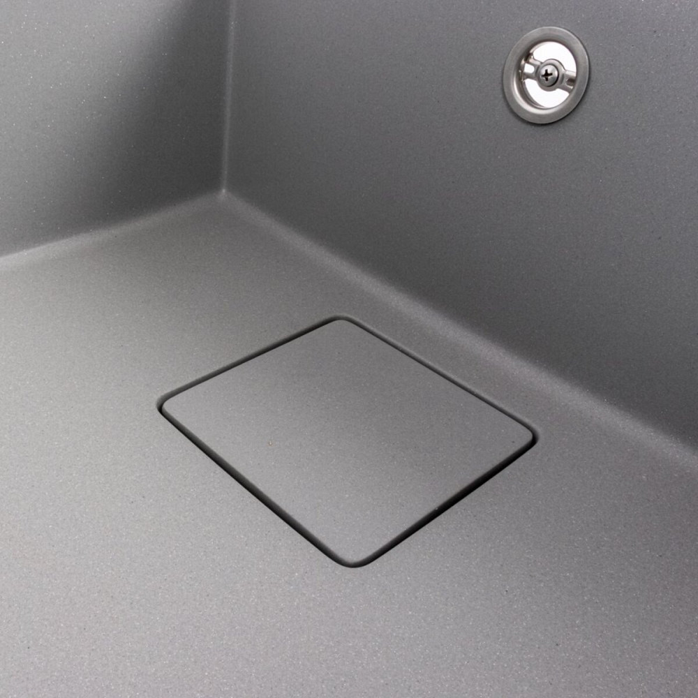 VALESO Гранітна мийка VALESO GALANS 7850 матова Сірий металік Коломыя - изображение 14