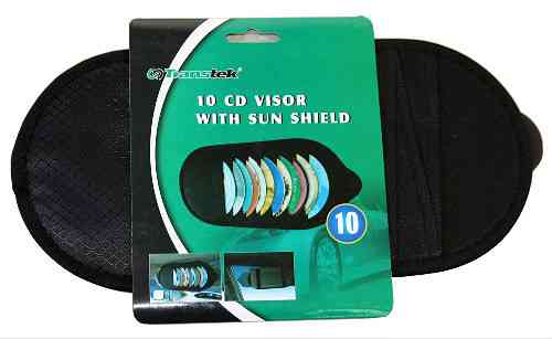 Тримач на 10 CD-дисків на козирок 1547 з доп.козирком від сонця Вінниця