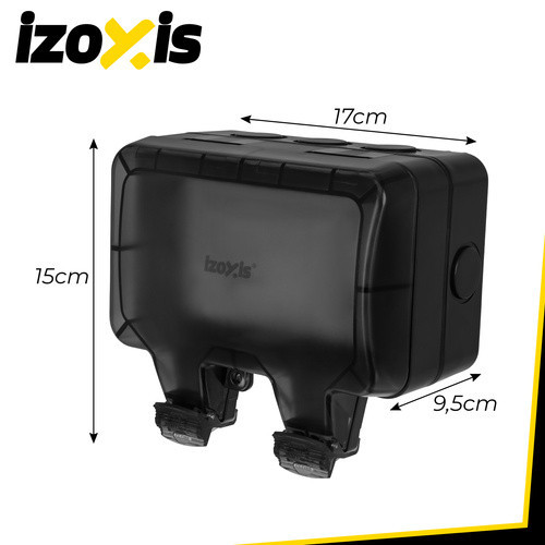 Водонепроникна подвійна розетка для вулиці IP66 230 V 16 A Izoxis (27730) Нововолинськ - фото 10