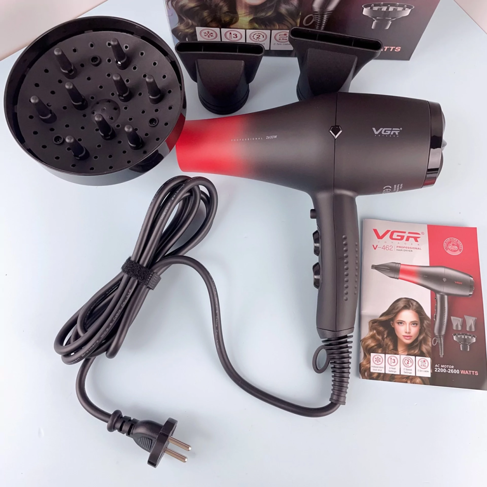 Фен для волос VGR V-462 Золотистый Винница - изображение 6