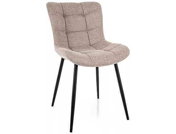 Стілець JULIA BREGO чорний каркас/світлий беж 31 Днепр